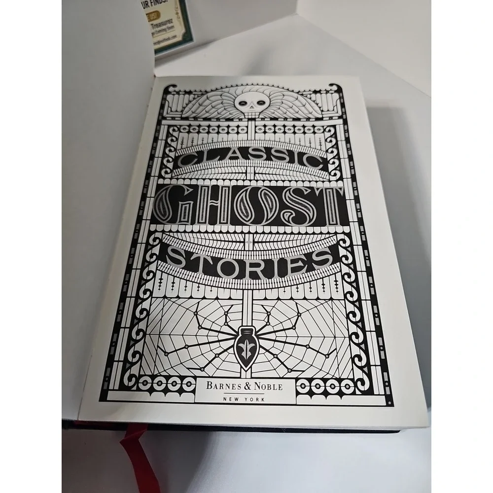 Classic Ghost Stories, Barnes & Noble, 2017, Bonded Leather, LNC, Silver Gilded